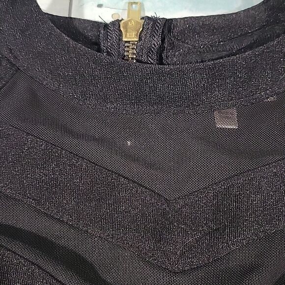 Emerald Sundae Black Dress sz Large - Picture 3 of 5